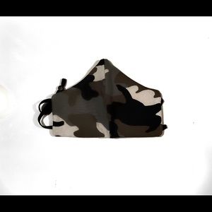 White Cameo Face Mask